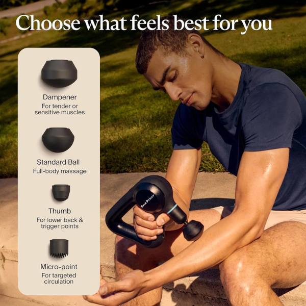 Best Pricer™ Deep Tissue Therapy Massage Gun (Bluetooth Enabled) | Electric Percussion Massager | Pain Relief for Neck, Back, Legs & Shoulders | 5 Speed Levels | Rechargeable