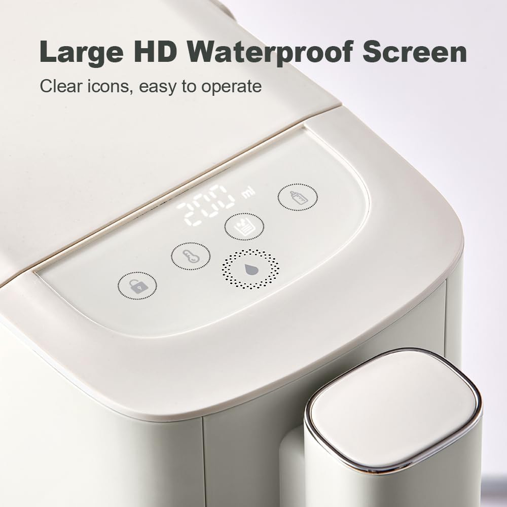 Best Pricer™ 3L Instant Hot Water Dispenser | 6 Temperature Settings (45°C–90°C) | 5 Volume Options | Auto Clean | LED Night Light | Child Lock | Digital Touch Control