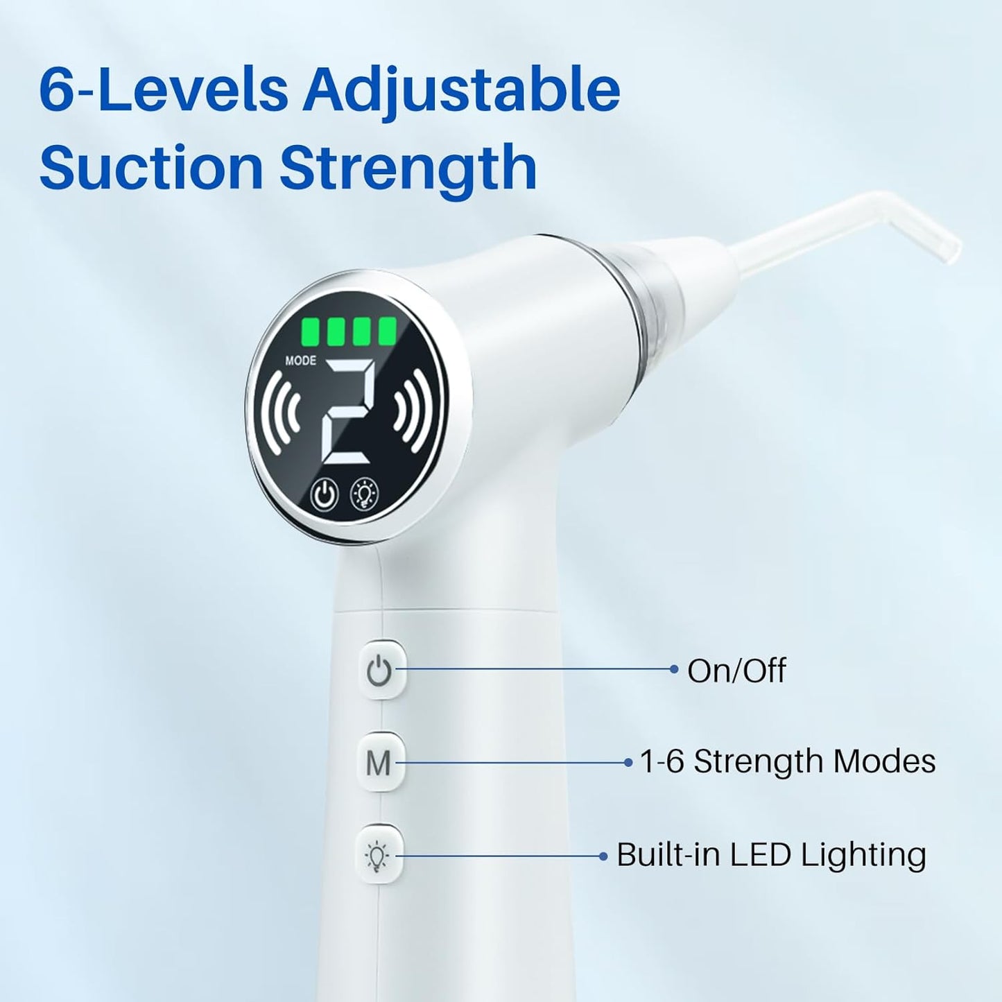 Best Pricer™ Electronic Tonsil Stone Remover Kit | 10-Piece Professional Set | Vacuum Suction Technology | 6 Suction Modes | LED Light | Dentist-Recommended Bad Breath Treatment