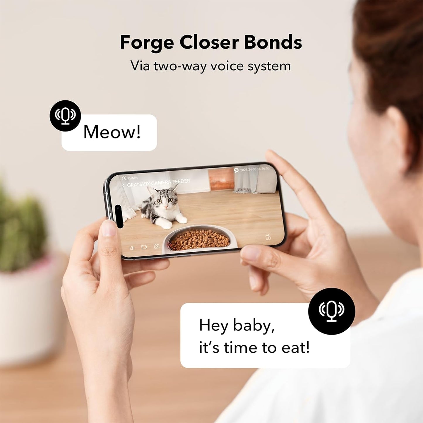 Best Pricer™ Automatic Cat Feeder with Camera (5L) | 1080p HD Live Monitoring | Smart Feeding App | Two-Way Audio | Night Vision | Food Freshness Lock System