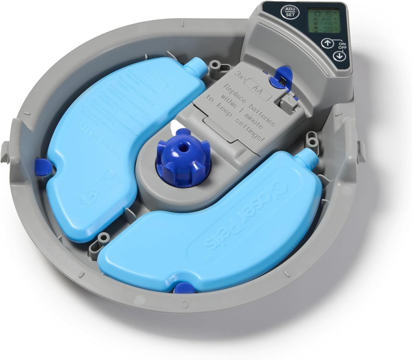 Best Pricer™ 5-Bowl Automatic Pet Feeder with Digital Timer & Twin Ice Packs | Programmable Feeding System | Freshness Lock Design | Ideal for Cats & Small Dogs