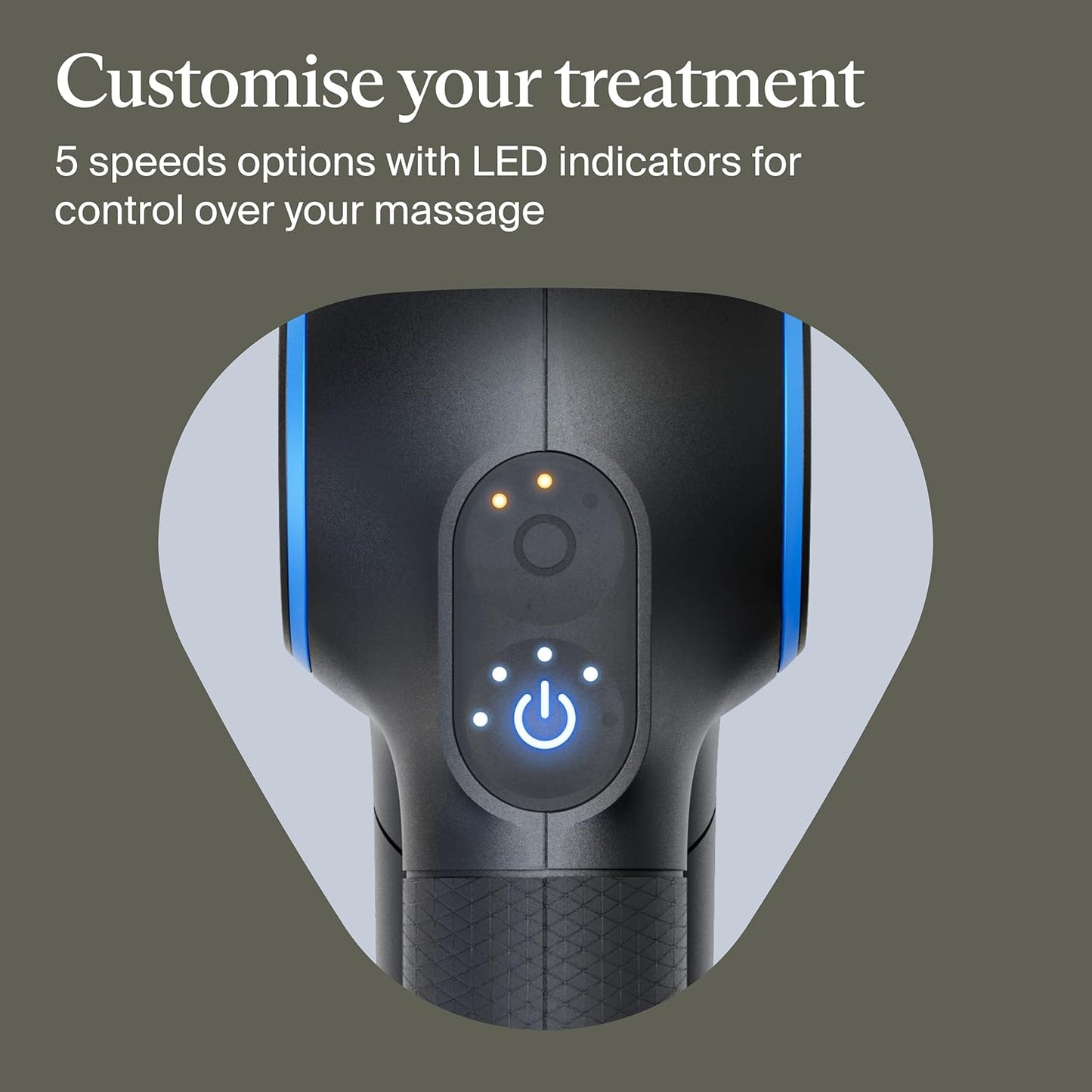 Best Pricer™ Deep Tissue Therapy Massage Gun (Bluetooth Enabled) | Electric Percussion Massager | Pain Relief for Neck, Back, Legs & Shoulders | 5 Speed Levels | Rechargeable