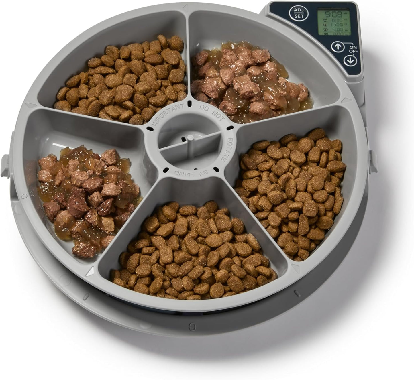 Best Pricer™ 5-Bowl Automatic Pet Feeder with Digital Timer & Twin Ice Packs | Programmable Feeding System | Freshness Lock Design | Ideal for Cats & Small Dogs
