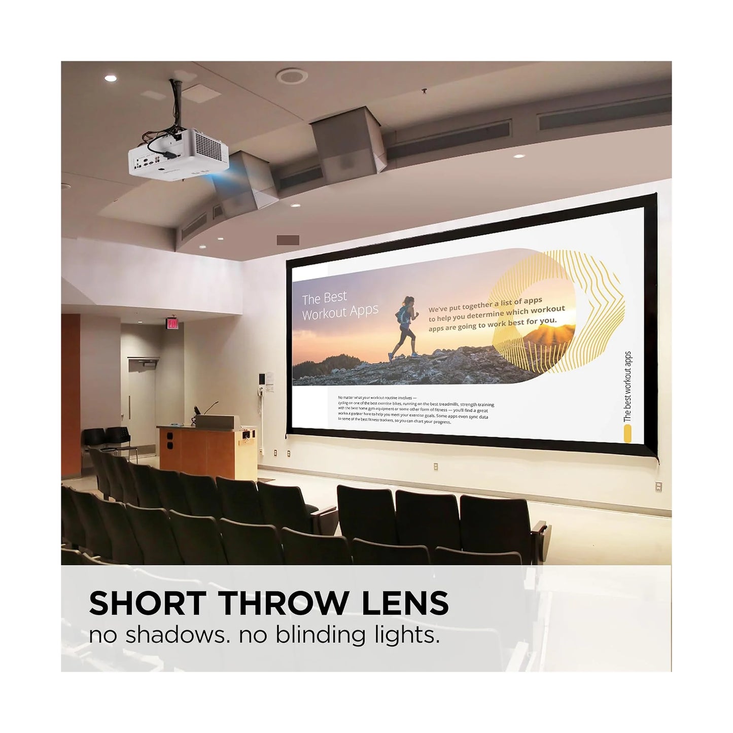 ViewSonic LS710HD 1080p Short Throw Laser Projector 4200 Lumens