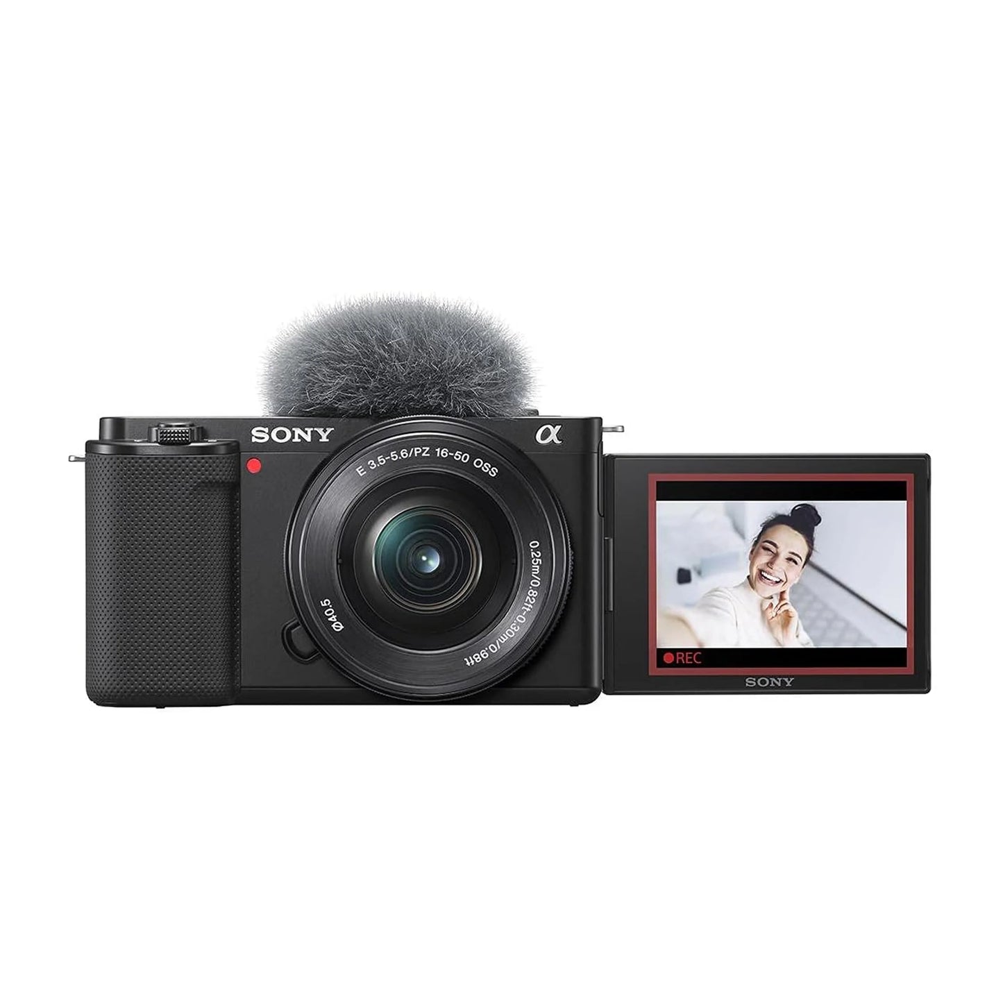 Sony ZV-E10 Mirrorless Camera with 16-50mm and 55-210mm Lens (ILCZV-E10Y) (Black)