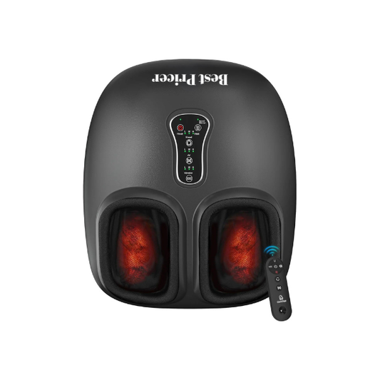 Best Pricer™ Shiatsu Foot Massager with Heat & Remote Control | Deep-Kneading Massage | Compression & Warmth | Customizable Settings | Perfect Gift for Home & Office