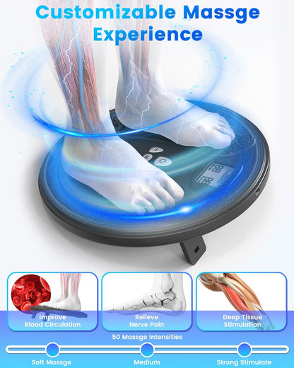 Best Pricer™ Medic Circulation Machine – EMS & TENS Foot and Leg Blood Booster | Rechargeable Electric Foot Massager | Pain & Circulation Stimulator | Neuropathy & Muscle Relief | Clinically Proven Therapy
