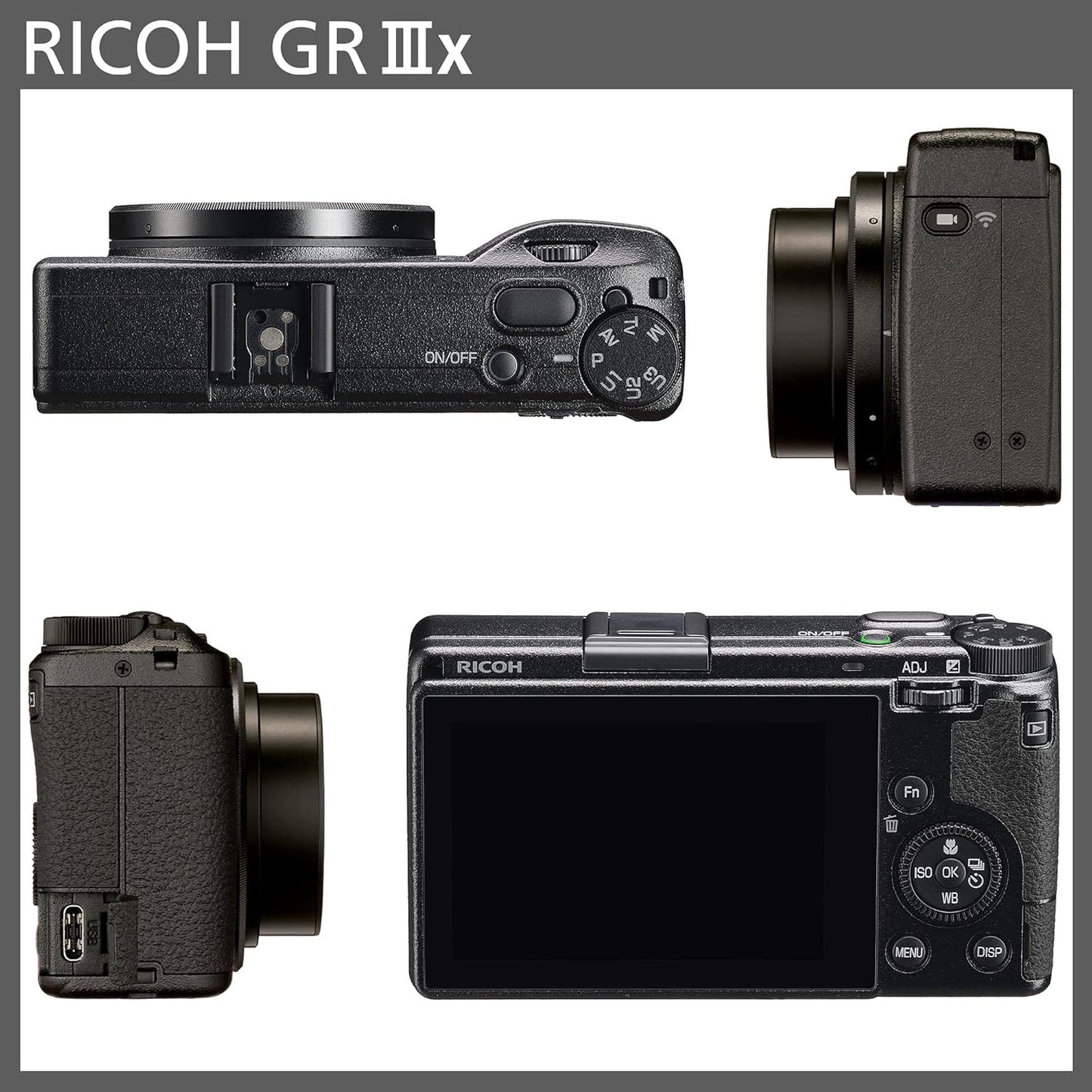 Ricoh GR IIIx Digital Camera – 40mm f/2.8 Lens, 24.2MP APS-C Sensor, Fast Hybrid AF
