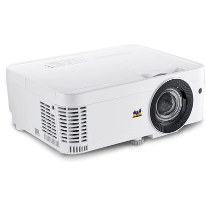 ViewSonic PS501W 3400 ANSI Lumens WXGA Short Throw Projector with HDMI, USB & VGA – Business, Education & Home Office