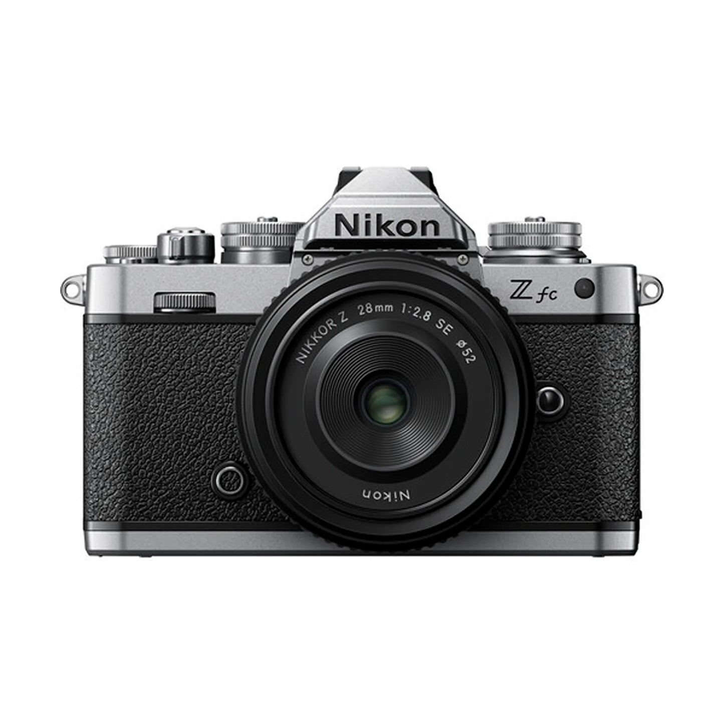 Nikon Z fc Mirrorless Digital Camera Silver with 28mm f/2.8 SE Lens