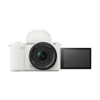 Sony ZV-E10 II Mirrorless Camera with 16-50mm II and 55-210mm Lens (ZV-E10M2X) (White)
