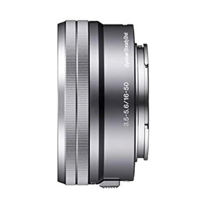 Sony E PZ 16-50mm F3.5-5.6 OSS (SELP1650, Silver, Retail Packing)