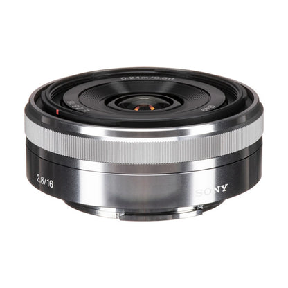 Sony E 16mm F2.8 (SEL16F28, Silver)