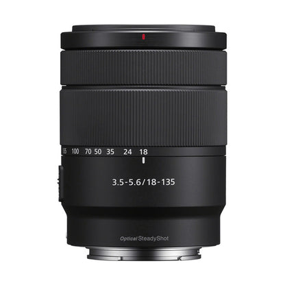 Sony E 18-135mm f/3.5-5.6 OSS Lens (SEL18135, Retail Packing)