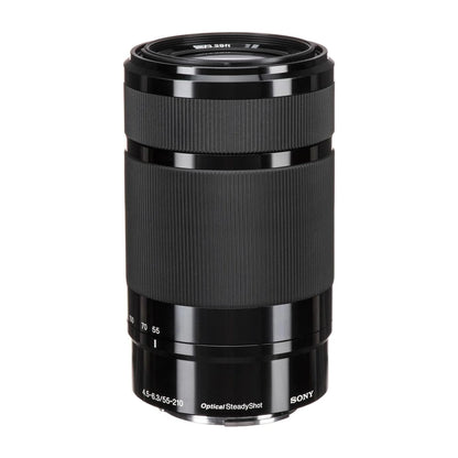Sony ZV-E10 Mirrorless Camera with 16-50mm and 55-210mm Lens (ILCZV-E10Y) (Black)