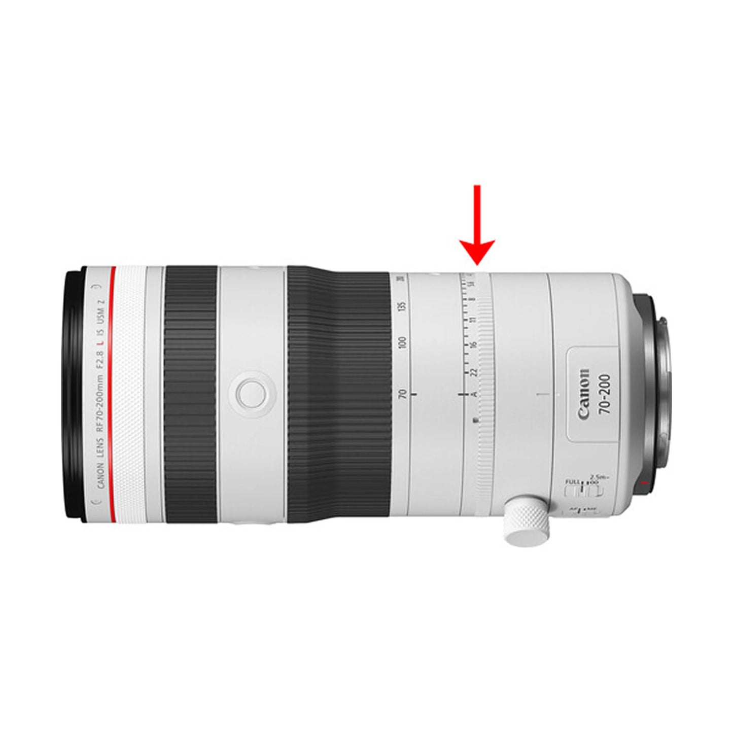 Canon RF 70-200mm F/2.8 L IS USM Z Lens (White)