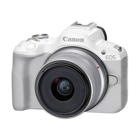 Canon EOS R50 Kit with (RF 18-45mm + RF 55-210mm ) (White)