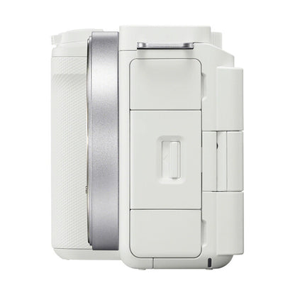 Sony ZV-E10 II Mirrorless Camera with 16-50mm II and 55-210mm Lens (ZV-E10M2X) (White)