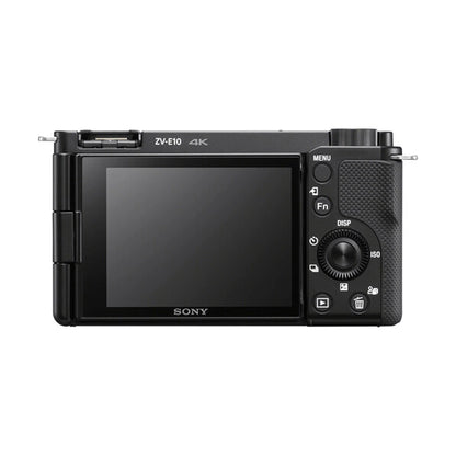 Sony ZV-E10 Mirrorless Camera Body (ILCZV-E10) (Black)