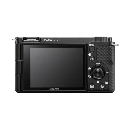 Sony ZV-E10 Mirrorless Camera with 16-50mm Lens (ILCZV-E10L) (Black)