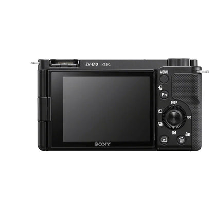 Sony ZV-E10 Mirrorless Camera with 16-50mm and 55-210mm Lens (ILCZV-E10Y) (Black)