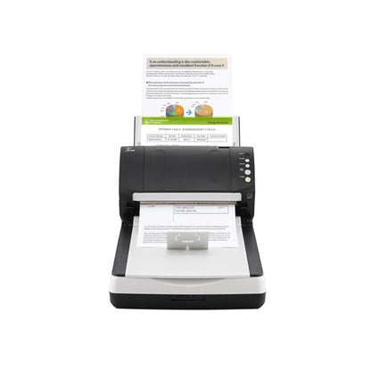 Fujitsu fi-7240 PA03670-B605 Color Duplex Scanner – 600 DPI, 40 PPM, 80-Sheet ADF & Flatbed