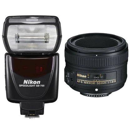 Nikon Portrait Kit with AF-S 50mm f1.8G and SB700 Flash