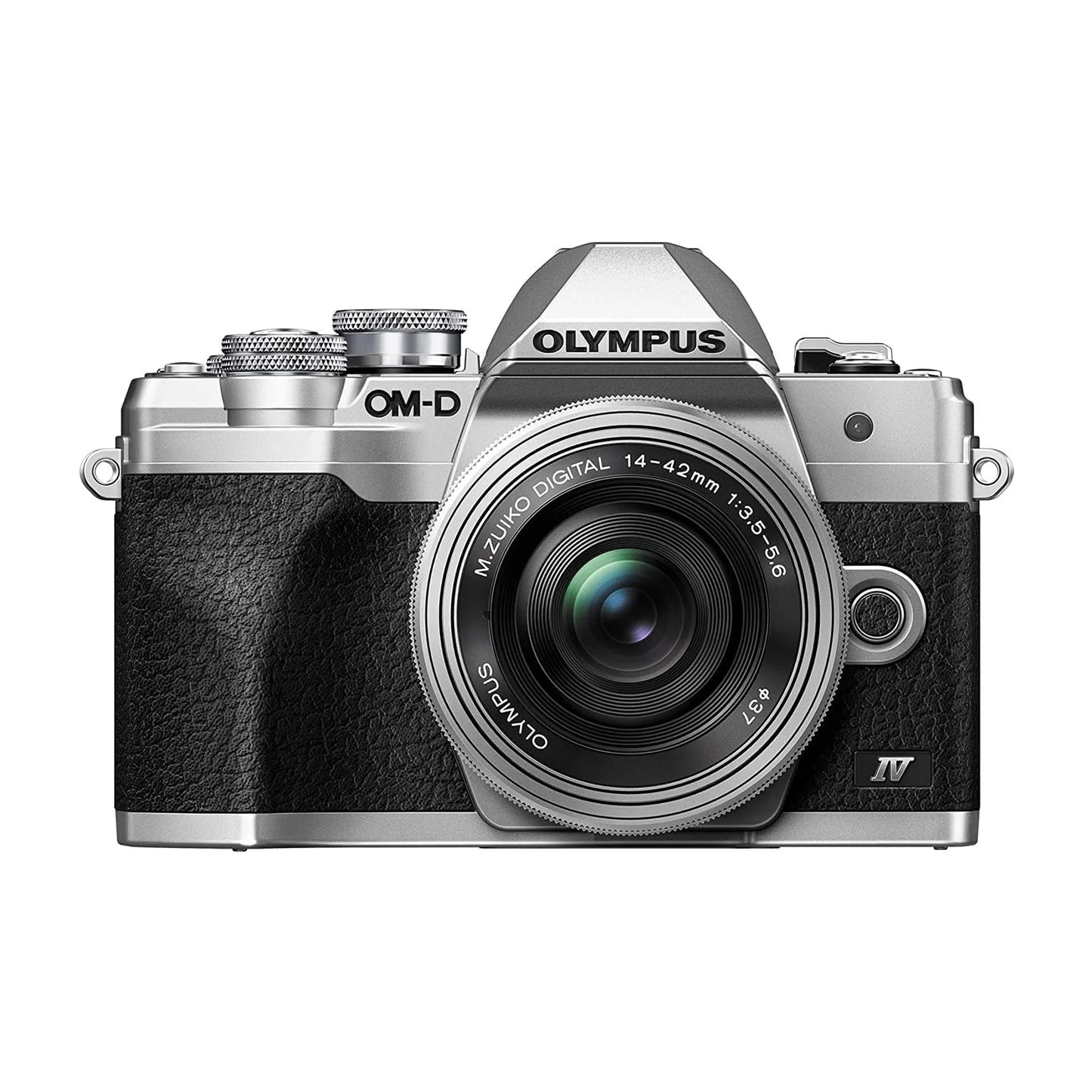 Olympus OM-D E-M10 Mark IV Kit (14-42mm EZ Lens) Silver