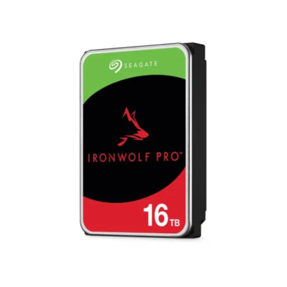 Seagate ST16000NT001 IronWolf Pro, 16 TB, Enterprise NAS Internal HDD -CMR 3.5 Inch, SATA 6 Gb/s, 7,200 RPM, 256 MB Cache for RAID Network Attached Storage