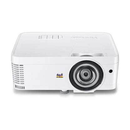 ViewSonic PS501W 3400 ANSI Lumens WXGA Short Throw Projector with HDMI, USB & VGA – Business, Education & Home Office