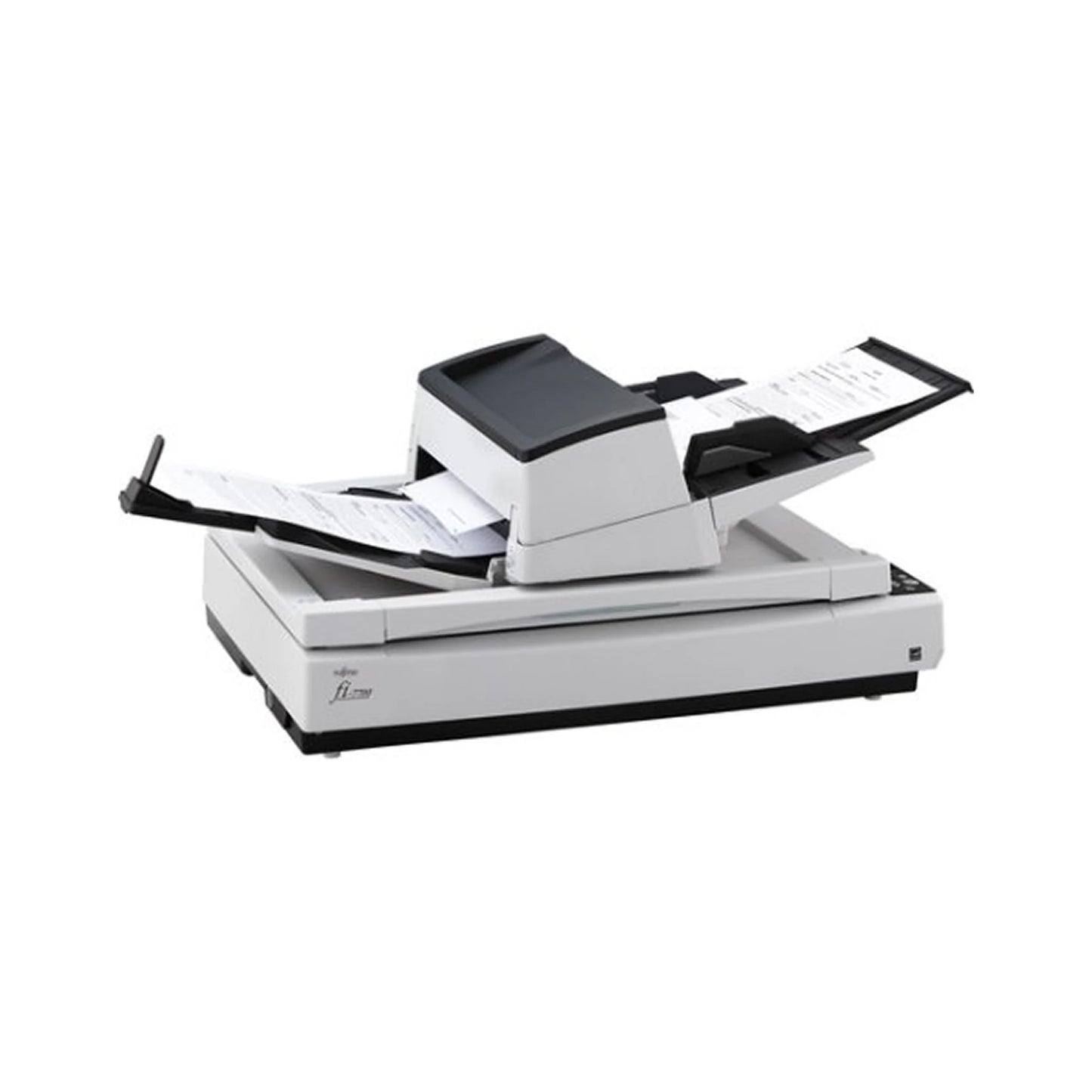 Fujitsu fi-7700 Production Scanner | 600 dpi | 100 ppm | 200 ipm Duplex | 300-Sheet ADF + Flatbed | PA03740-B005