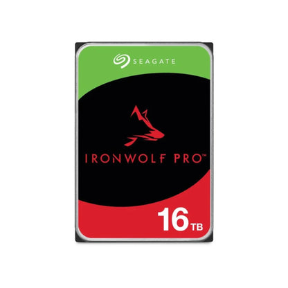 Seagate ST16000NT001 IronWolf Pro, 16 TB, Enterprise NAS Internal HDD -CMR 3.5 Inch, SATA 6 Gb/s, 7,200 RPM, 256 MB Cache for RAID Network Attached Storage