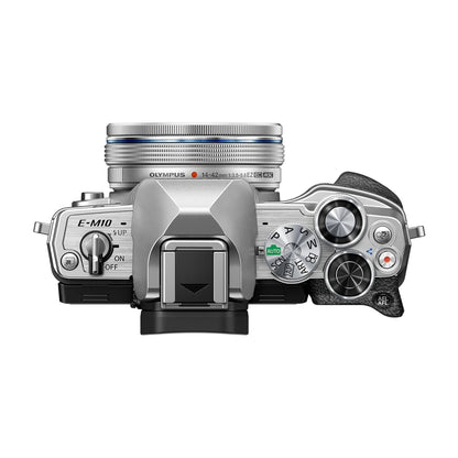 Olympus OM-D E-M10 Mark IV Kit (14-42mm EZ Lens) Silver