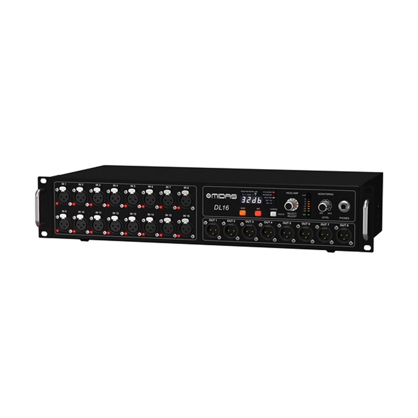 Midas DL16 16-Input 8-Output Stage Box Digital Snake