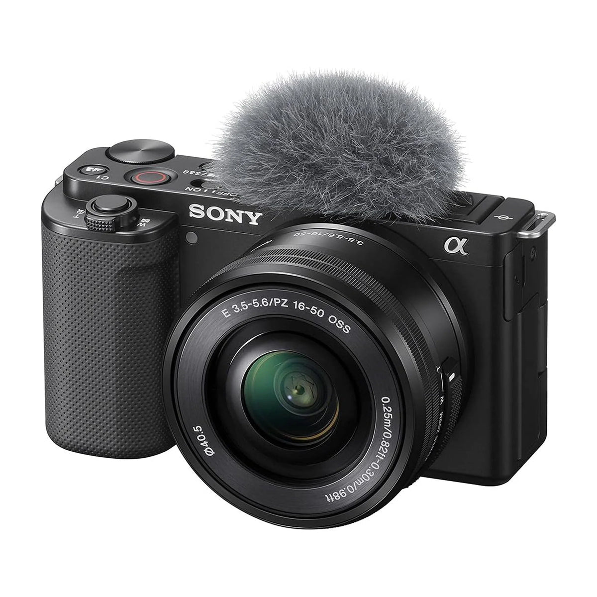 Sony ZV-E10 Mirrorless Camera with 16-50mm and 55-210mm Lens (ILCZV-E10Y) (Black)