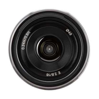 Sony E 16mm F2.8 (SEL16F28, Silver)
