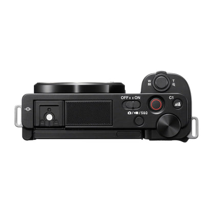 Sony ZV-E10 Mirrorless Camera with 16-50mm II Lens (ILCZV-E10K) (Black)