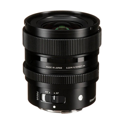 Sigma 20mm F2 DG DN Contemporary Lens (Sony E)