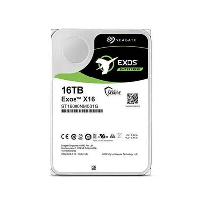 Seagate ST16000NM001G Exos X16 16TB Enterprise Hard Drive – Brand New