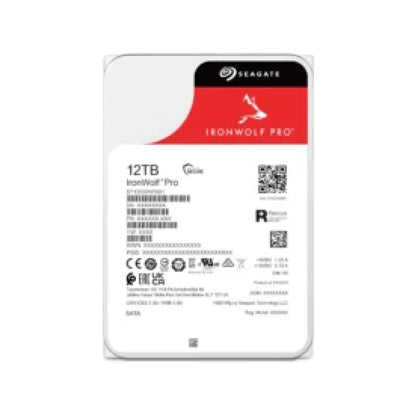 Seagate ST12000NT001 IronWolf Pro, 12 TB, Enterprise NAS Internal HDD