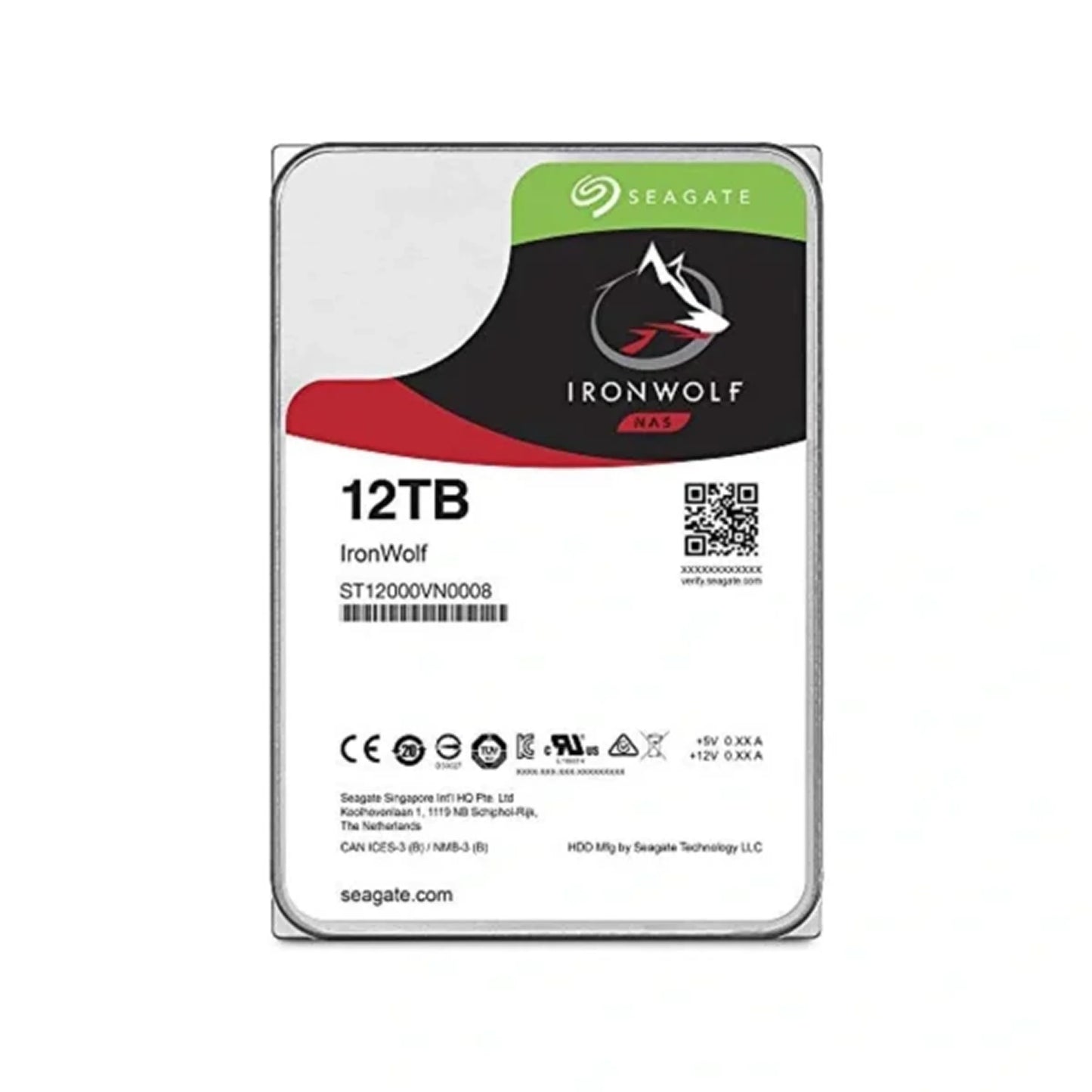 Seagate ST12000VN0008 IronWolf 12TB NAS Internal Hard Drive HDD – Brand New