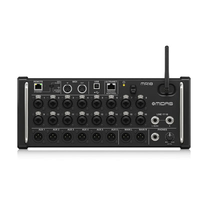 Midas MR18 18-Input Digital Rack Mixer with Wi-Fi Tablet Control