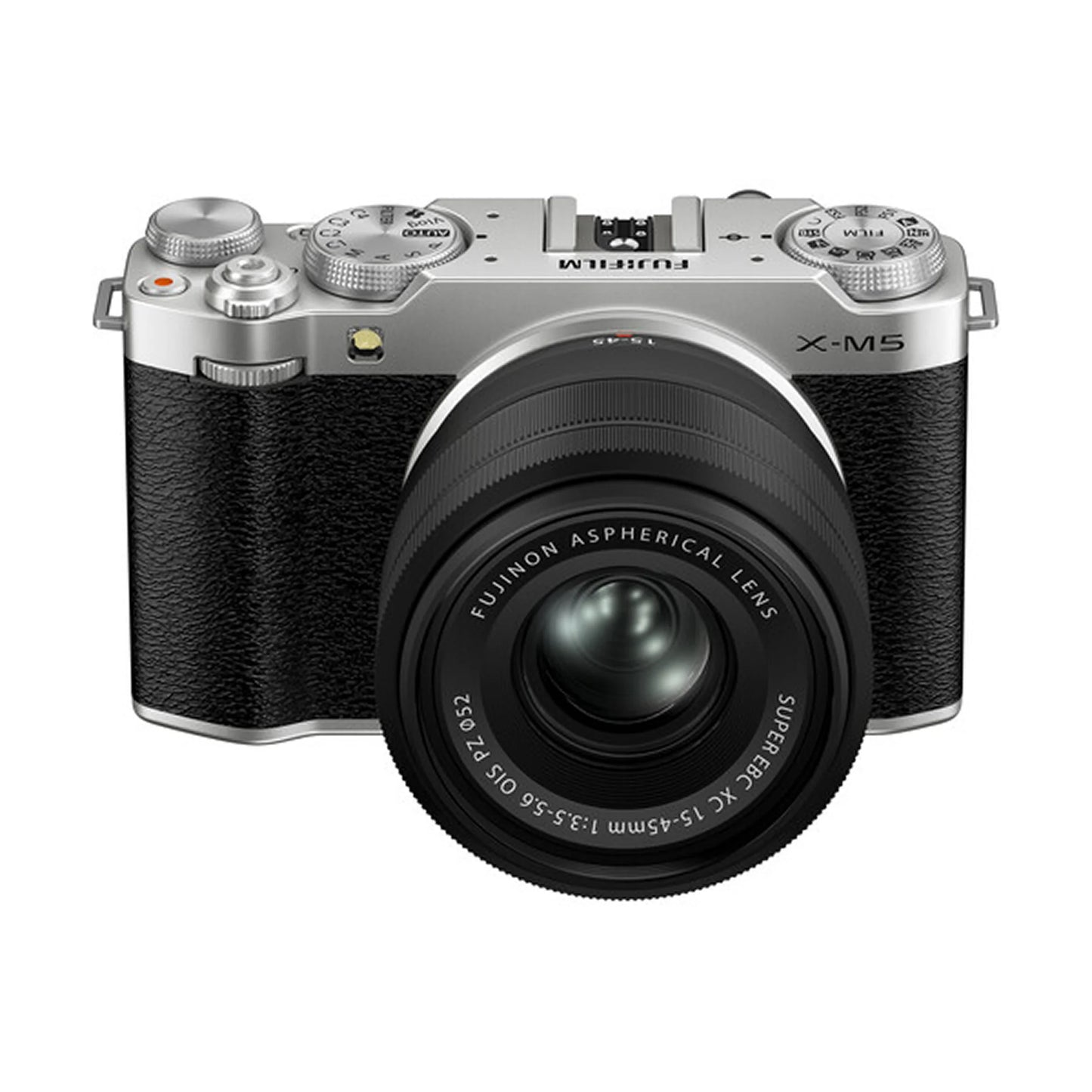 Fujifilm X-M5 Mirrorless Camera with XC 15-45mm F/3.5-5.6 Lens (Silver)