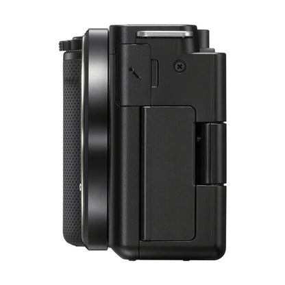 Sony ZV-E10 Mirrorless Camera with 16-50mm Lens (ILCZV-E10L) (Black)