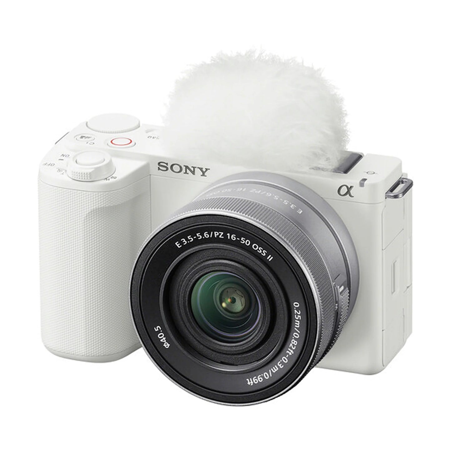 Sony ZV-E10 II Mirrorless Camera with 16-50mm II and 55-210mm Lens (ZV-E10M2X) (White)