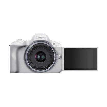 Canon EOS R50 Kit with (RF 18-45mm + RF 55-210mm ) (White)