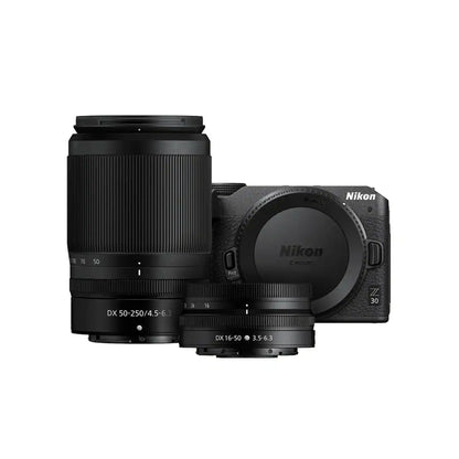 Nikon Z30 Twin Kit (Z DX 16-50mm F/3.5-6.3 VR, Z DX 50-250 F/4.5-6.3 VR)