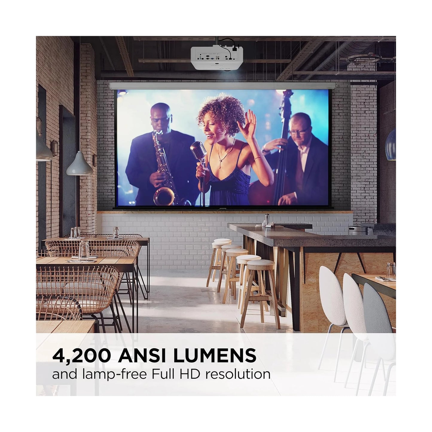 ViewSonic LS710HD 1080p Short Throw Laser Projector 4200 Lumens