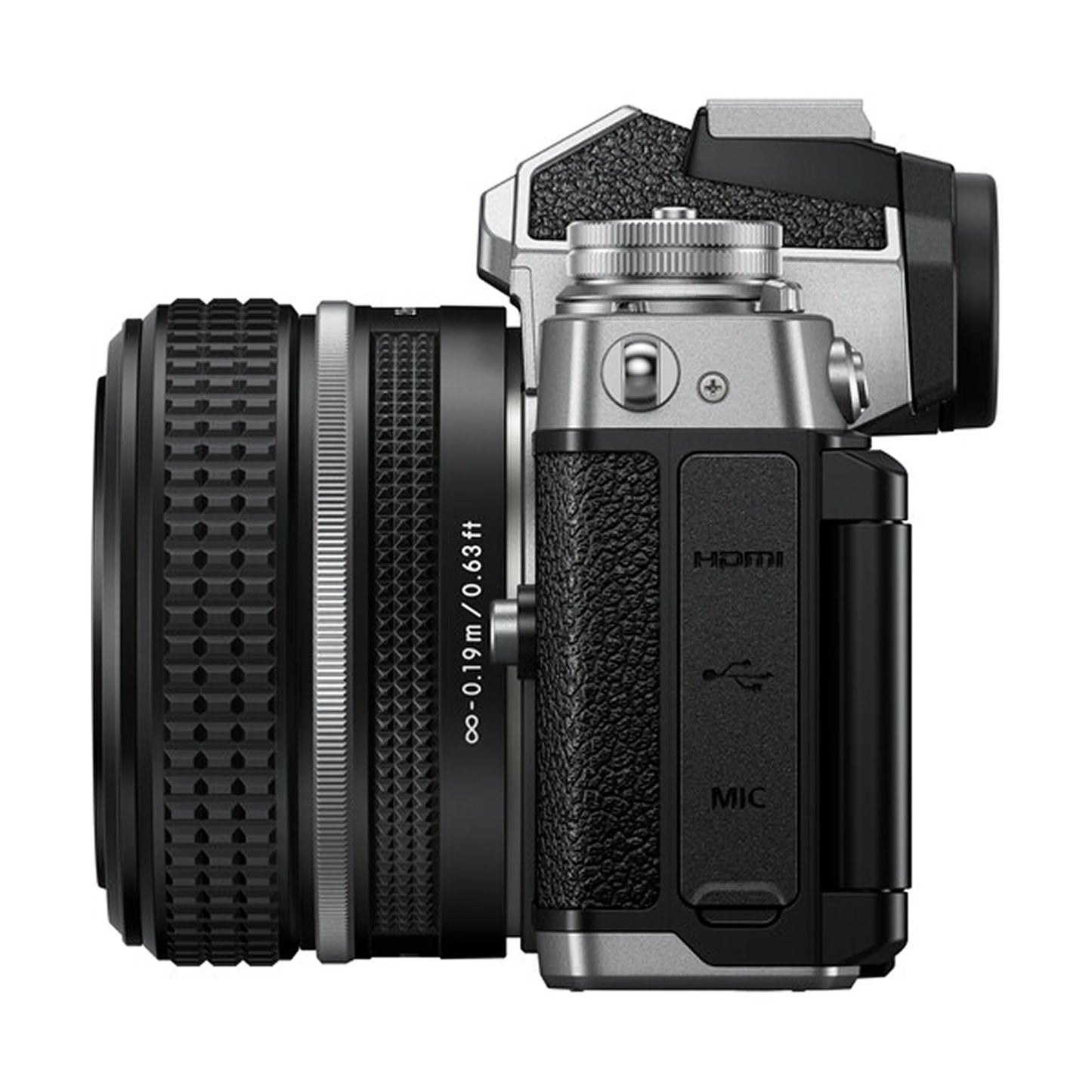 Nikon Z fc Mirrorless Digital Camera Silver with 28mm f/2.8 SE Lens