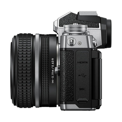 Nikon Z fc Mirrorless Digital Camera Silver with 28mm f/2.8 SE Lens